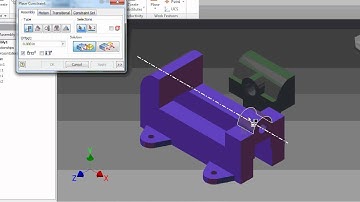 Autodesk Inventor Tutorials Vise Part 7-Assembly