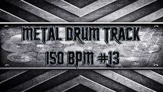 Modern Southern Metal Drum Track 150 BPM (HQ,HD) chords