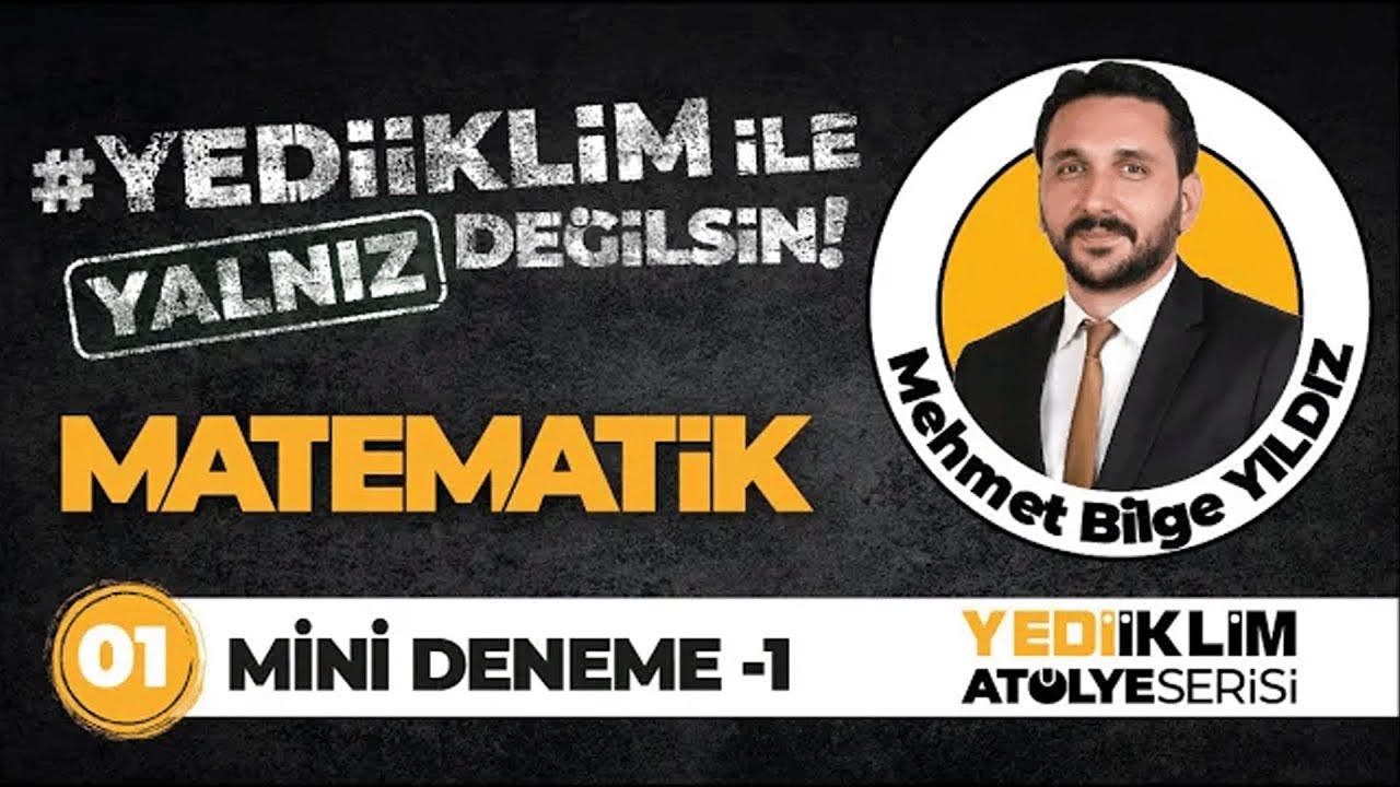 2024 KPSS MATEMATİK MİNİ DENEME 1 -  Mehmet Bilge YILDIZ