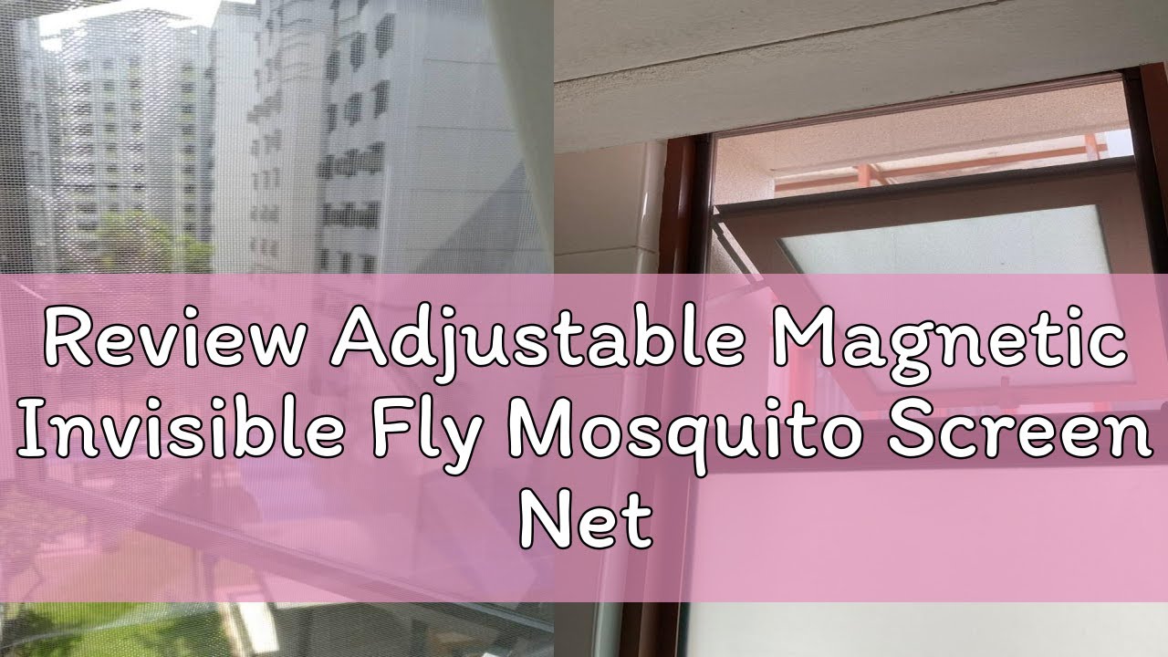 Most Invisable Fly Screen Review Adjustable Magnetic Invisible Fly Mosquito Screen Net Mesh ...
