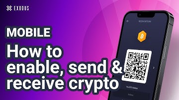 How to send and receive crypto, enable or disable assets on Exodus Mobile Wallet | Exodus Tutorial