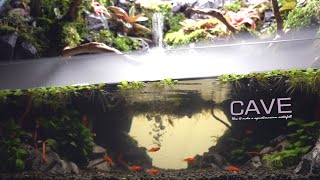 Making a Foam Cave with Waterfall in Aquaterrarium l DIY l stepbystep