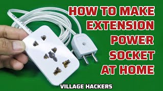 How to Make an Power Extension Board At Home Using PVC Pipe
