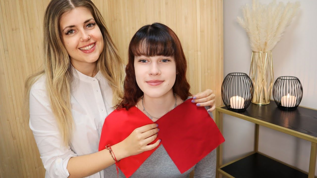 Real Person ASMR Colour Analysis | Beruhigende Untersuchung [Skin, Hair, Face Exam] deutsch