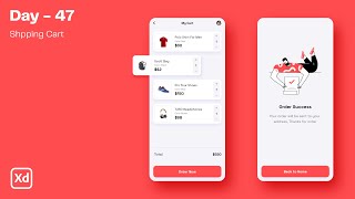 Daily UI Design Challenge | Day - 47 | Shopping Cart App UI screenshot 2