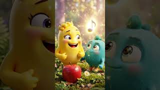 Shares His Apple! 🍎 Sharing Song for Toddlers | TinyTune Tales