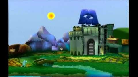 Opening to Monsters Inc. Scare Island UK PS1 Game (2002)