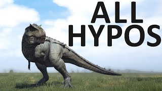 THE ISLE - ALL Hypos Animations + Calls Showcase//+Locked Creatures