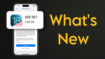 IOS 18.1 : Software update available for iPhone
