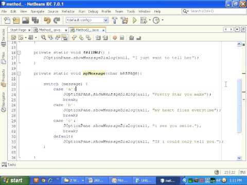 JAVA - Lesson 12 -  using methods Part 2 (void methods)