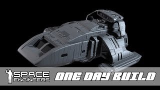 Space Engineers - U.S.S Haw Star Trek Runabout - (One Day Speed Build)