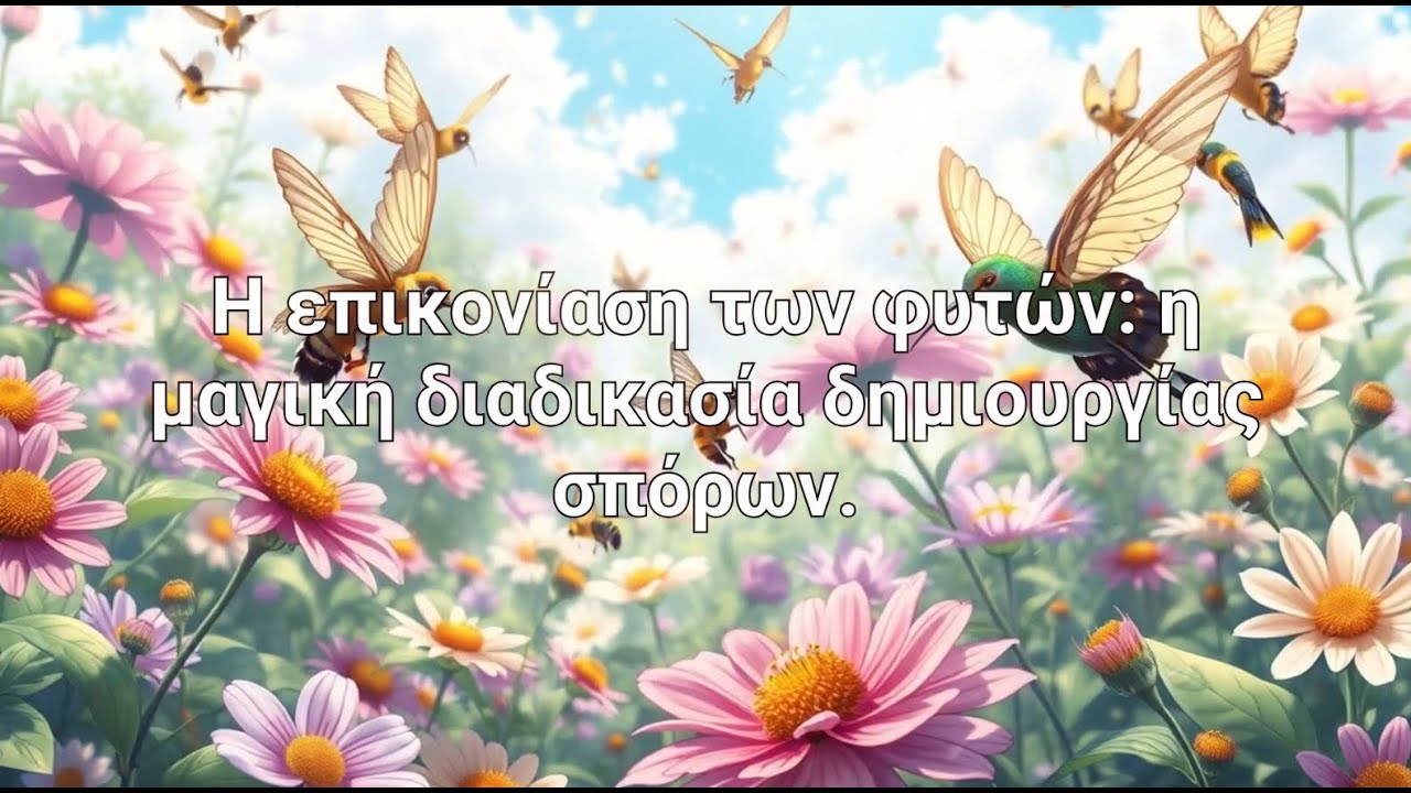 Επικονίαση των φυτών.