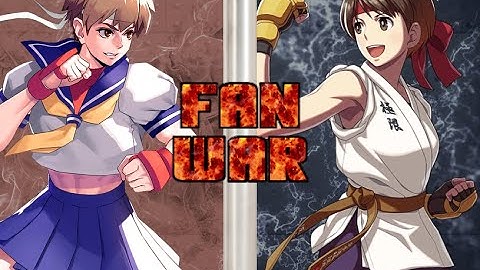 Sakura vs Yuri FULL FIGHT! - Fan War Just Fight!