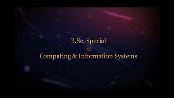 Department of Computing and Information Systems - Intro [2014]