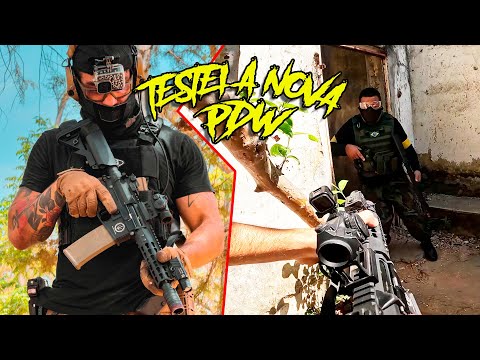 TESTEI A NOVA NEPTUNE PDW 6.5 EM CAMPO – Airsoft Gameplay