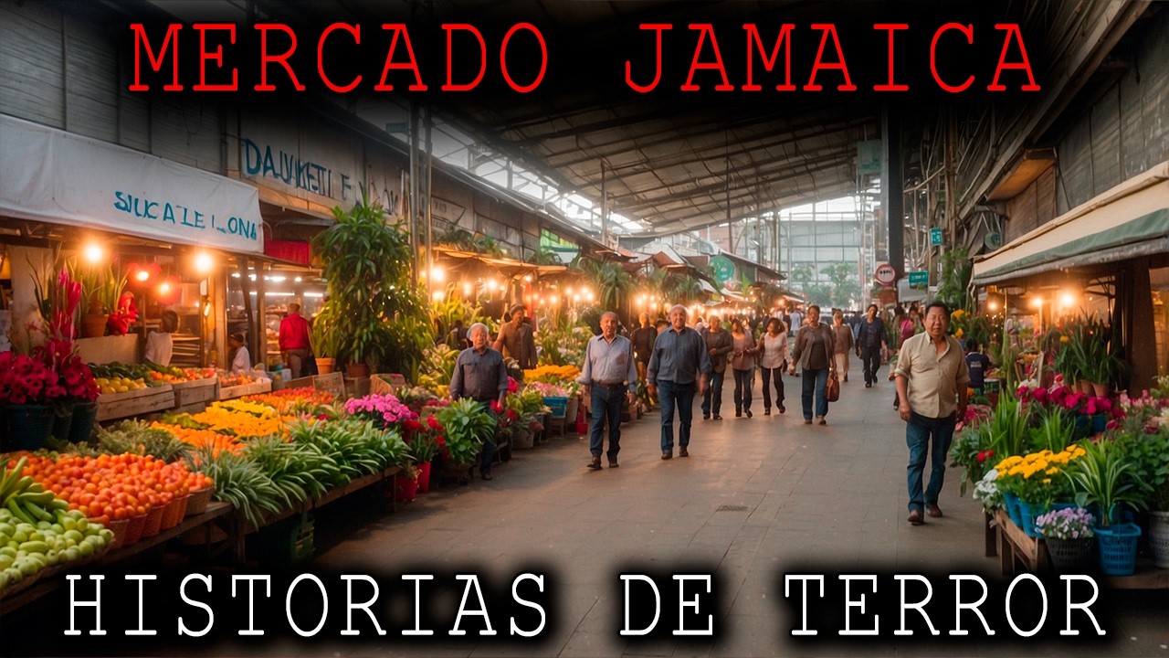 1 HORA DE HISTORIAS DE TERROR DEL MERCADO JAMAICA MEXICO