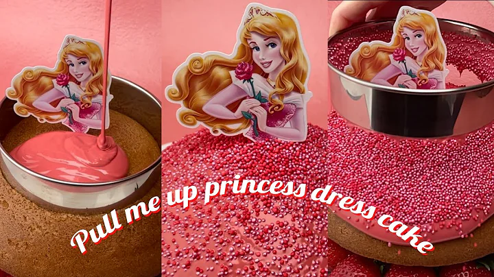 Pull me up princess cake - Tsunami Cake - Tiktok Foodiebeats Cake - Tsunami Doll cake