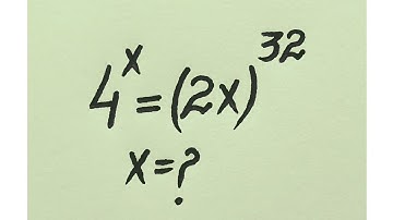 A Very Nice Olympiad Math Exponential Problem l Easy & Tricky Solution