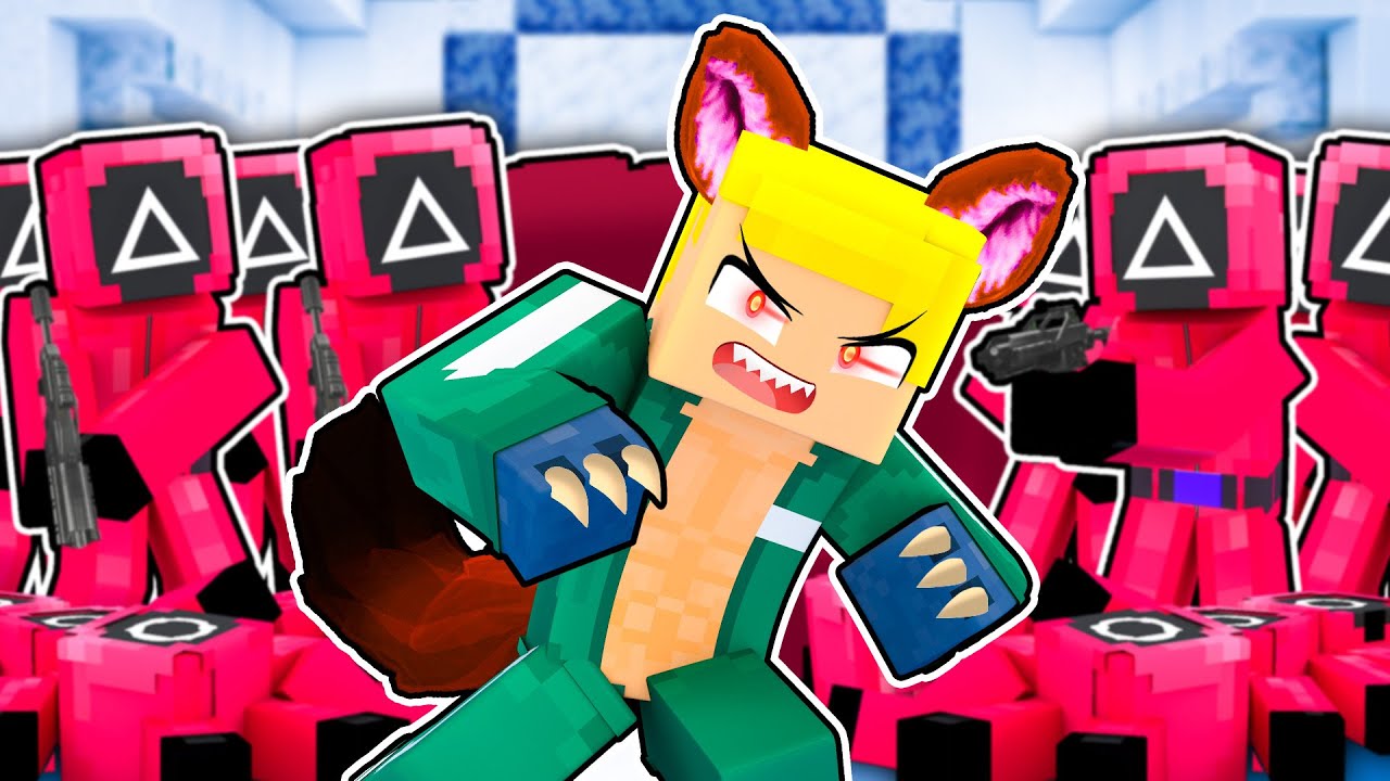 Sono l'UNICO LUPO MANNARO di SQUIDGAME 3 Su Minecraft!