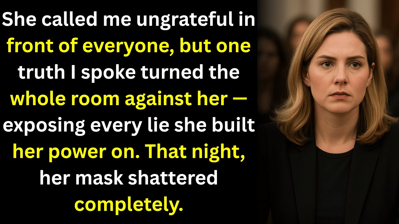 Her Words Cut Deep — Until I Exposed Her in Front of Everyone YouTube