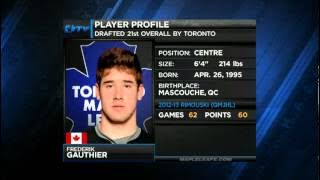 Ford Draft Central: Leafs Select Gauthier