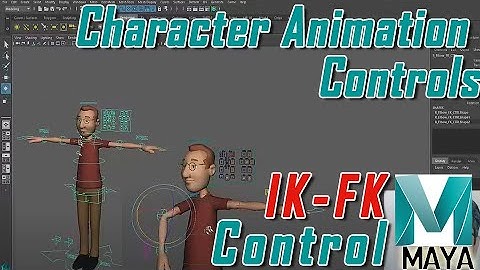 Character Animation with Keyframe in Autodesk MAYA | IK FK Switch in Character Rigging