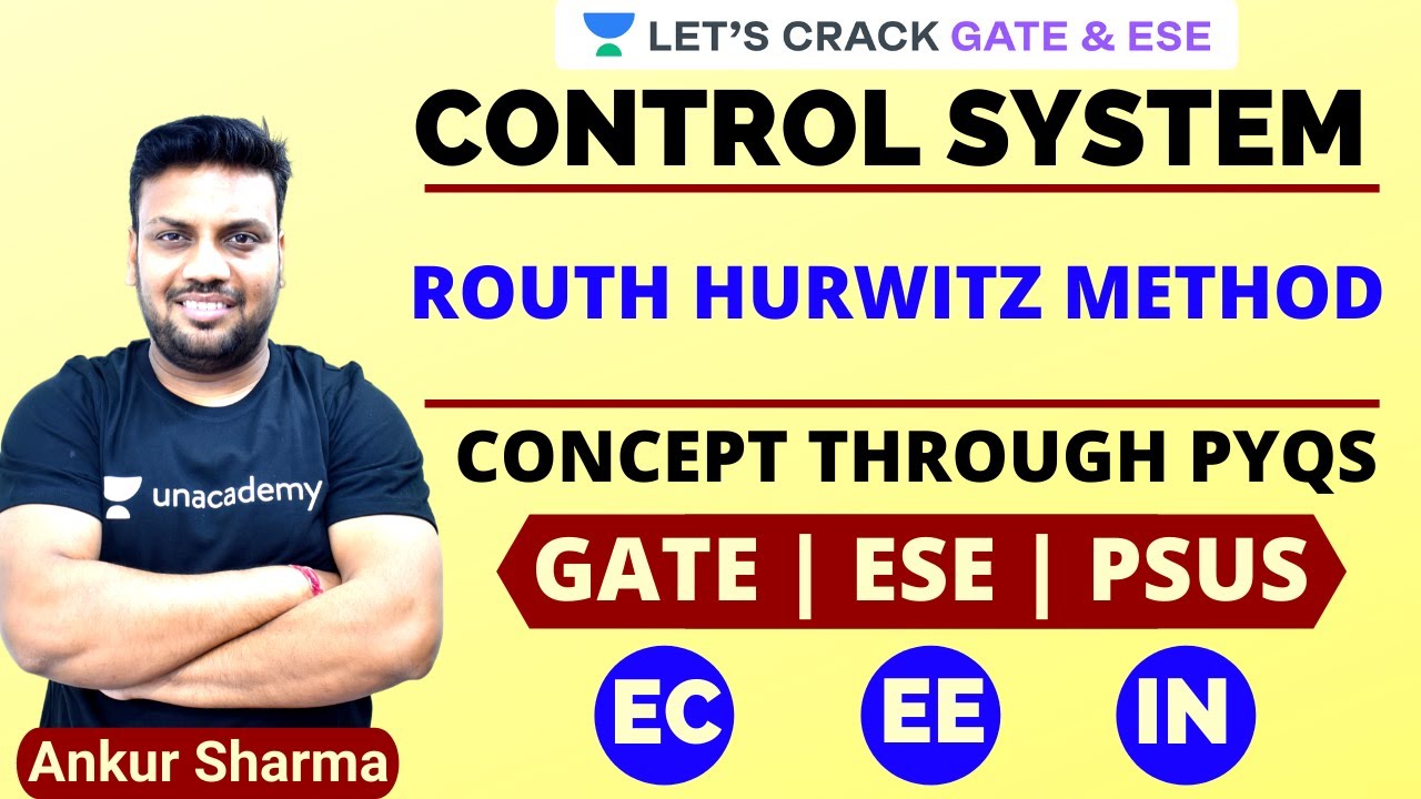 L16: Routh Hurwitz Method | Concept with PYQs GATE I Control System by Ankur Sir