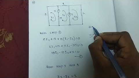 Supermesh analysis in telugu
