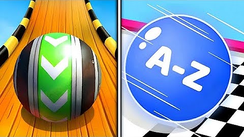 Sky Rolling Ball 3D Vs A-Z Run - All level Mobile Gameplay Walkthrough Android iOS