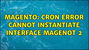 Magento: cron error Cannot instantiate interface magenot 2 (2 Solutions!!)