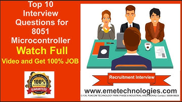 Top 10 Interview Questions on 8051 Microcontroller