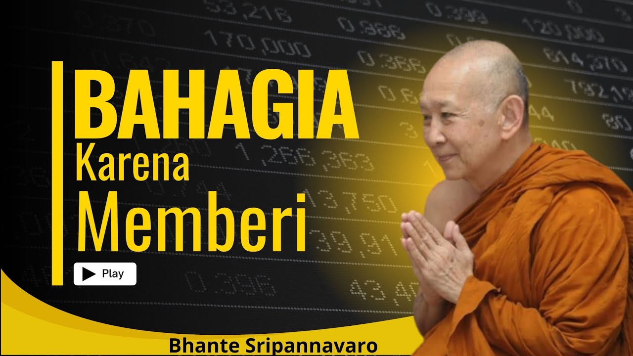 Ceramah Dhamma Bhante Sripannavaro||Bahagia karena Memberi #berdana #keyakinan #buddha #kathina 