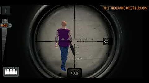 Sniper 3d - Guy who takes the briefcase (Here