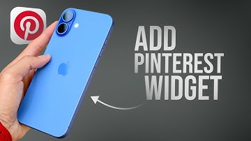 How to Add Pinterest Widget iPhone (tutorial)