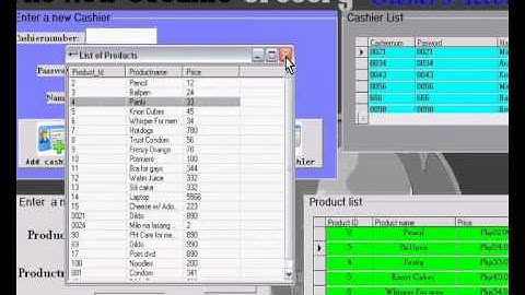 Visual Basic 6 Cashier
