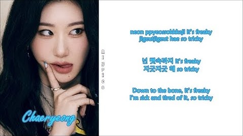 ITZY - Freaky (Rom-Han-Eng Lyrics) Color & Picture Coded