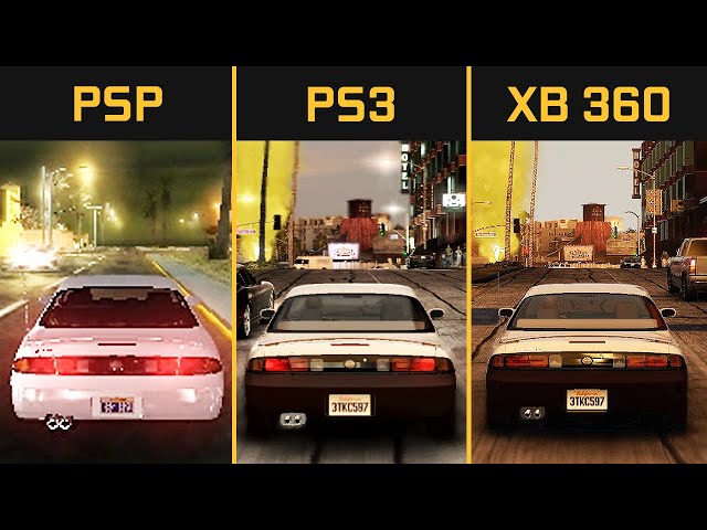 Midnight Club Los Angeles  PSP vs Xbox 360 vs PS3 (Which One is Better!) 