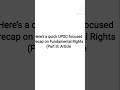 UPSC,UPSC preparation,UPSC polity quick recap,fundamental rights of India