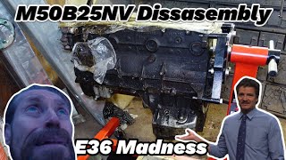 M50B25 NV Engine Dissasembly - BMW E36