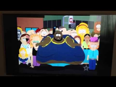 Incredibly obese black man