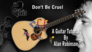 Don't Be Cruel - Elvis - Acoustic Guitar Lesson (easy-ish) chords