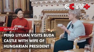 Peng Liyuan Visits Buda Castle with Wife of Hungarian President