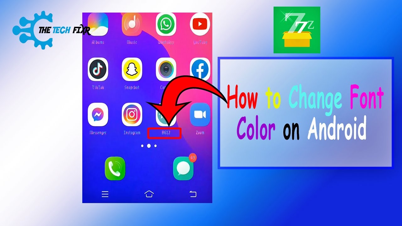 How To Change Font Color On Android | No Root! Easy Solution