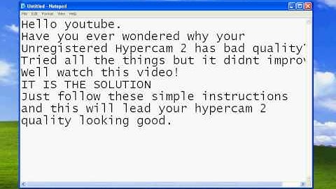 How to make Hypercam 2 not lag! WORKS.