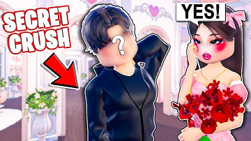 MY SECRET CRUSH asked me to BE HIS VALENTINE in Dress to Impress...