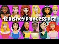 The 12 Disney Princess PEZ Dispensers and Their Variations