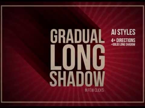 Gradual Long Shadow AI style, a Layer Style Add-On by leezarius (Thumbnail 2 of 7)