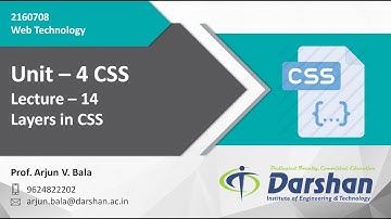 Unit 4: Layers in CSS (z-index)