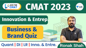 Ace the CMAT 2023 | I and E | Business Quiz | IMP Que | Ronak Shah
