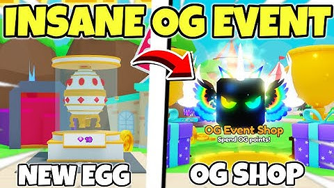 INSANE New OG EVENT In Bubble Gum Simulator INFINITY